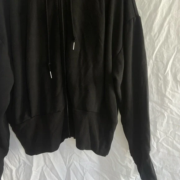 Athleta Black Balance Hoodie Jacket Size Large - Picture 12 of 13